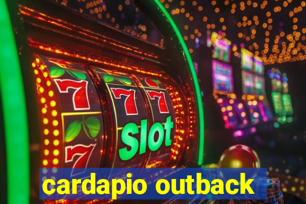 cardapio outback